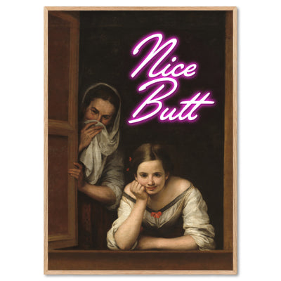 Nice Butt Poster Badezimmer Deko Geschenk Einzug Haus Gäste WC Bilder Lustig Badezimmer Print Geschenk Einweihungsparty Art Deco Bad