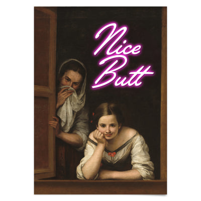 Nice Butt Poster Badezimmer Deko Geschenk Einzug Haus Gäste WC Bilder Lustig Badezimmer Print Geschenk Einweihungsparty Art Deco Bad